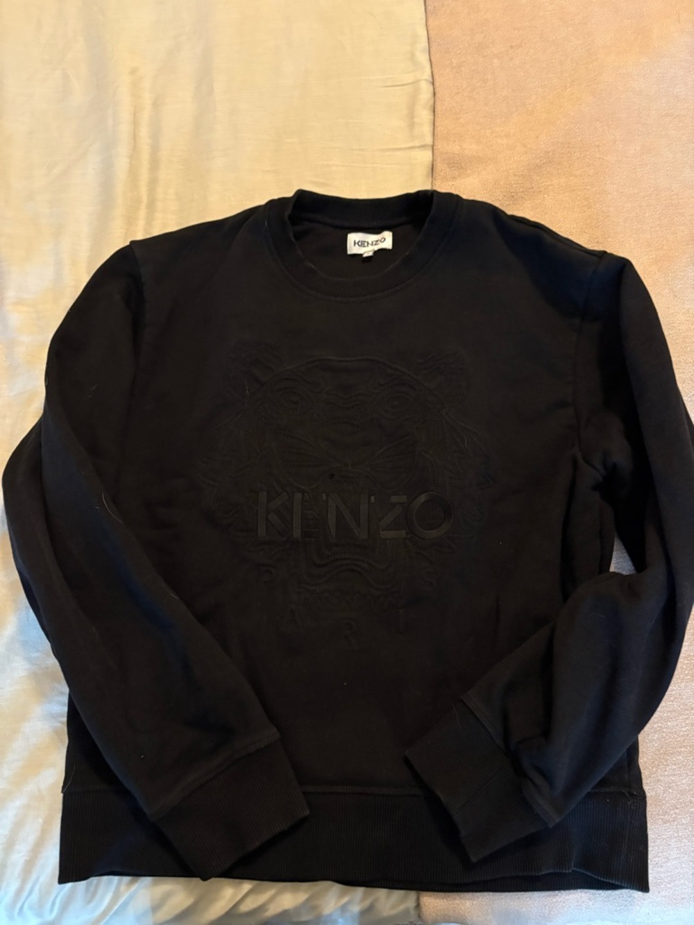 Kenzo Black Logo Crewneck Sweatshirt